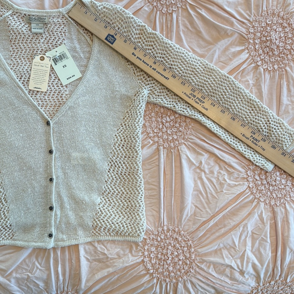 Lucky Brand Women's Cream Sweater - Picture 9 of 13